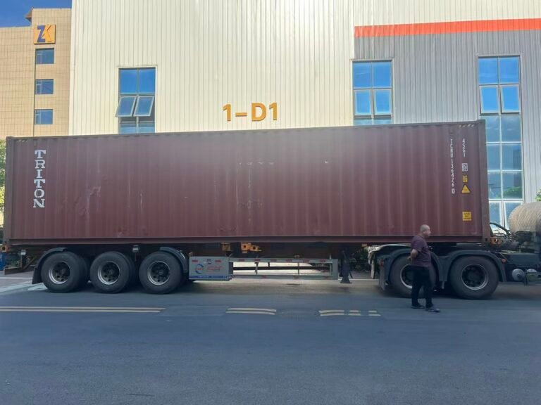 ZK Hydraulic تُصدر 3 خطوط لإنتاج المكبوسات الخشبية إلى موزمبيق